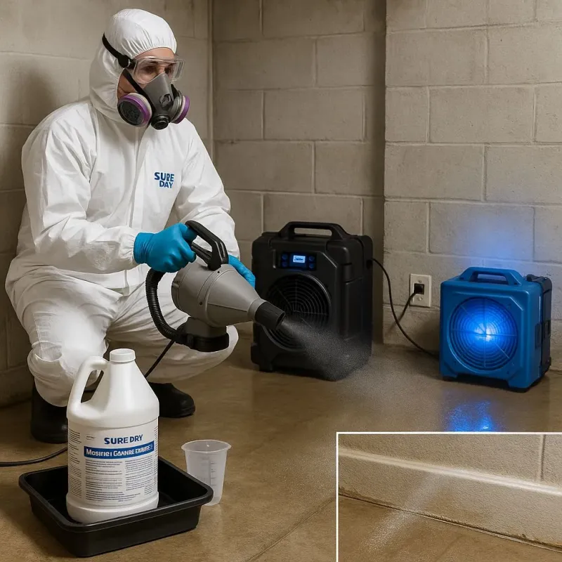 Sanitization and Odor Removal process in Larkspur, CA