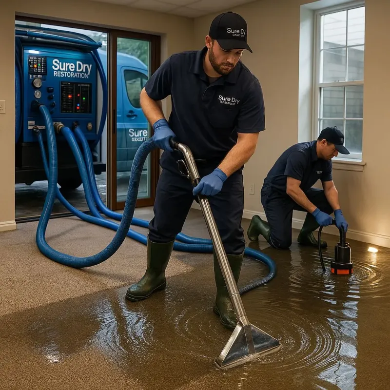Water Extraction and Removal process in Larkspur, CA